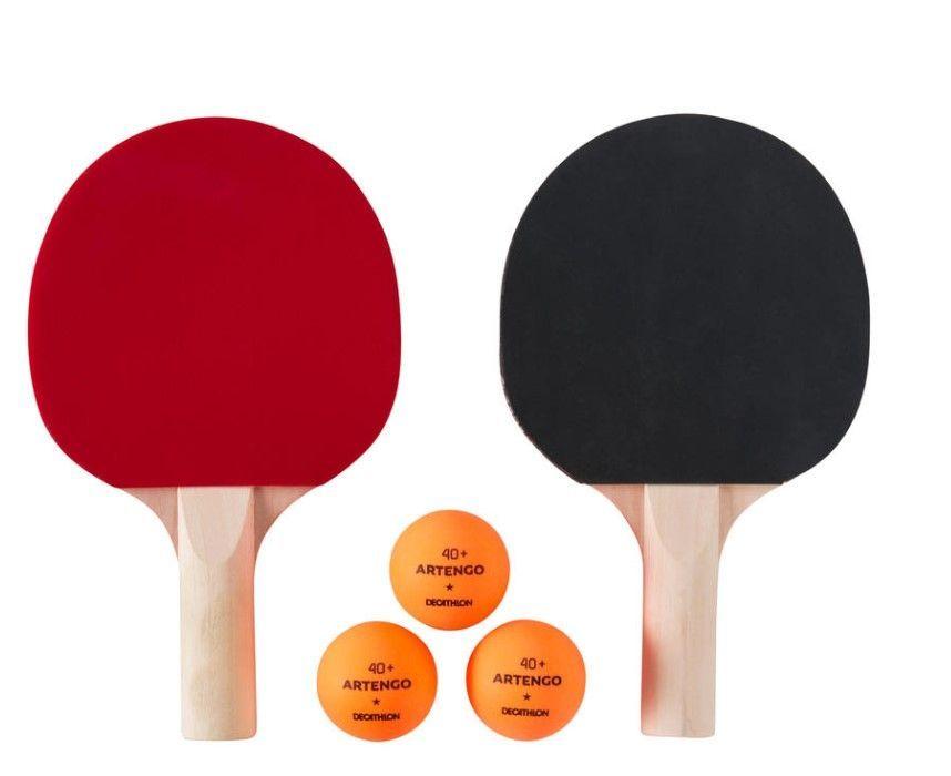 Set Paletas de Pin Pong + 3 Pelotas-0
