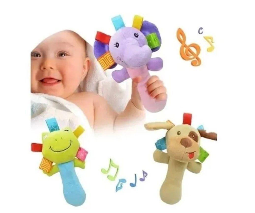 Peluche Cascabel de Animalitos de Bebe Sonajero-0
