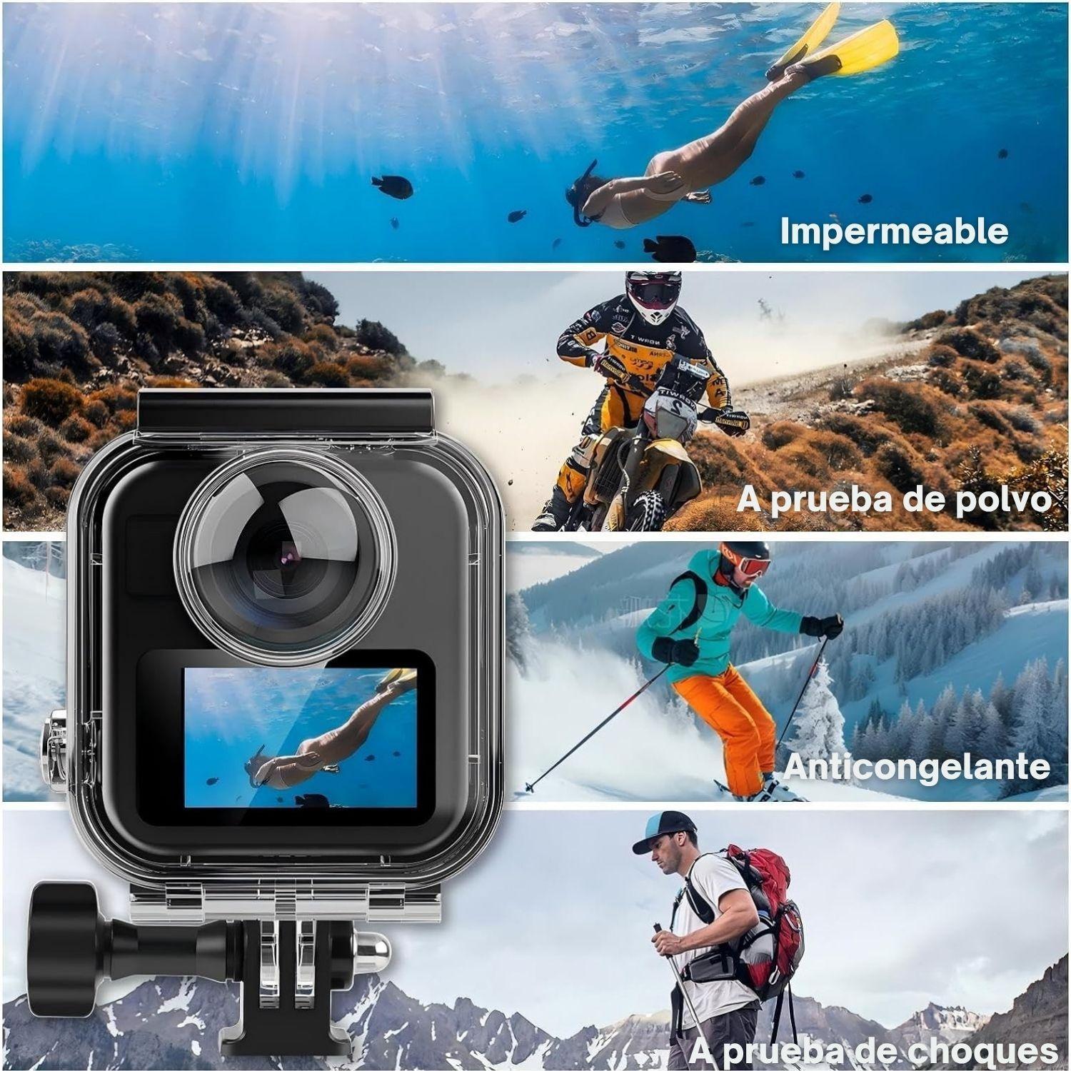 Carcasa Sumergible 60M para Gopro Max 2-7