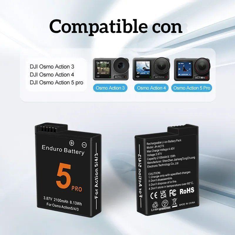 Batería recargable para DJI Osmo 3 / 4 / 5 de 2100 mAh -3