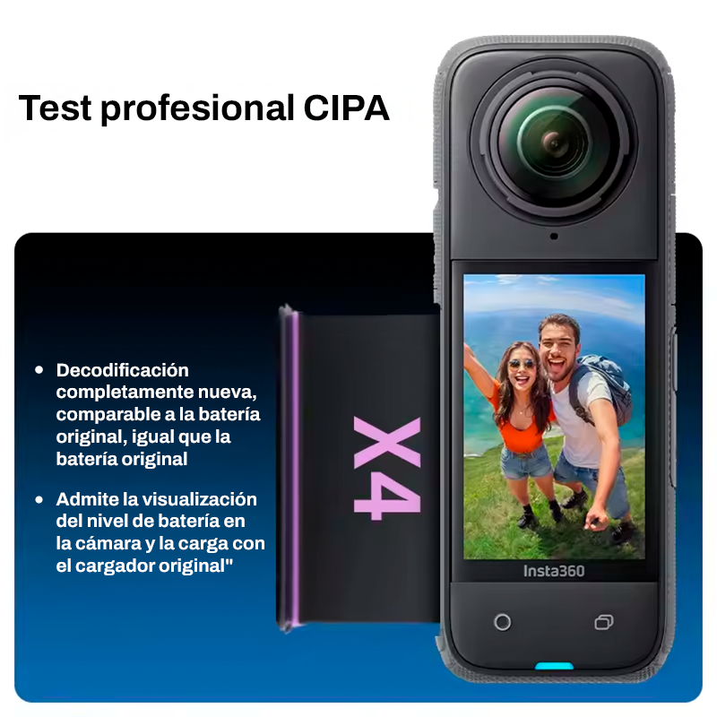 Batería Recargable para Insta360 X4 de 2500mAh-2