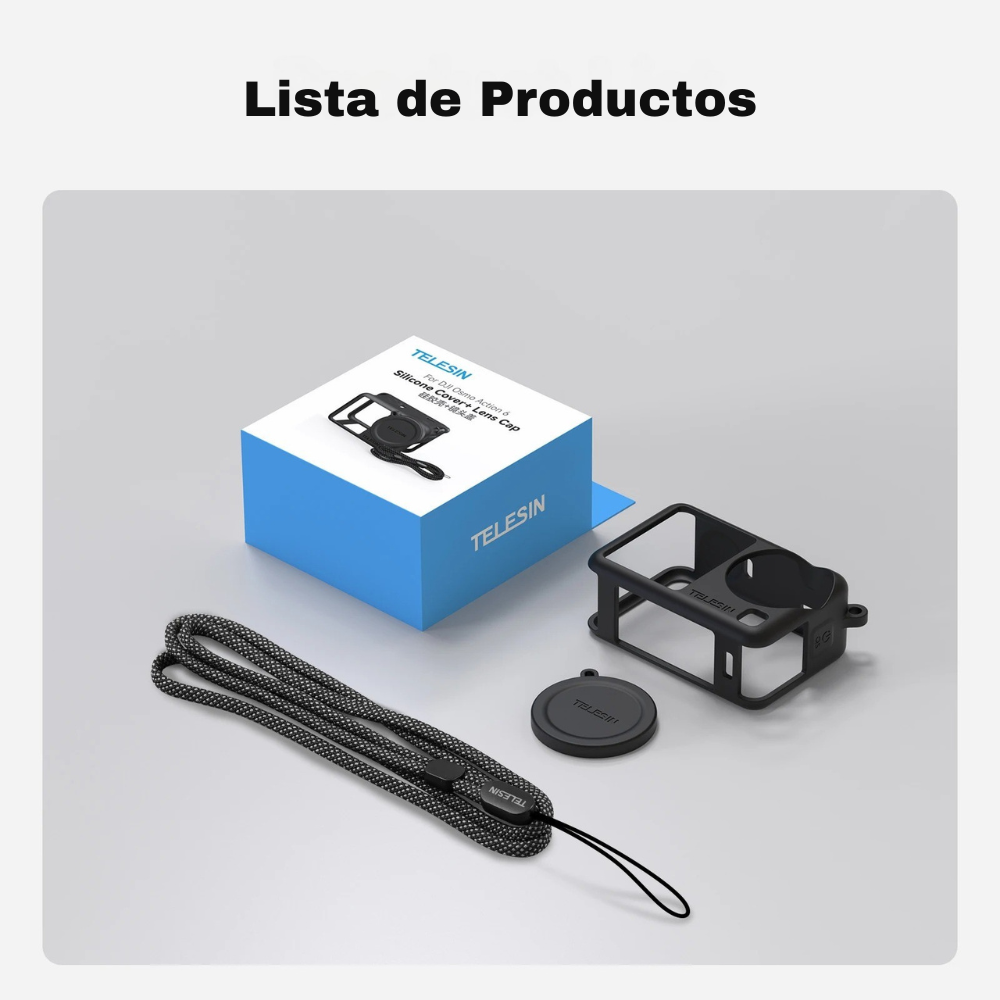 Marco Aluminio Protector para DJI Osmo Action 6 - Telesin-6