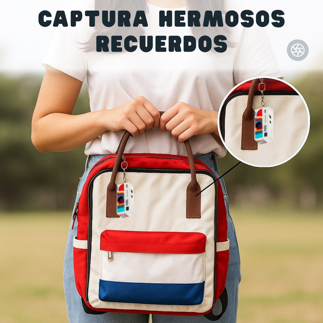 Mini Cámara Digital Portátil Full HD 1080p + MicroSD 32GB-4