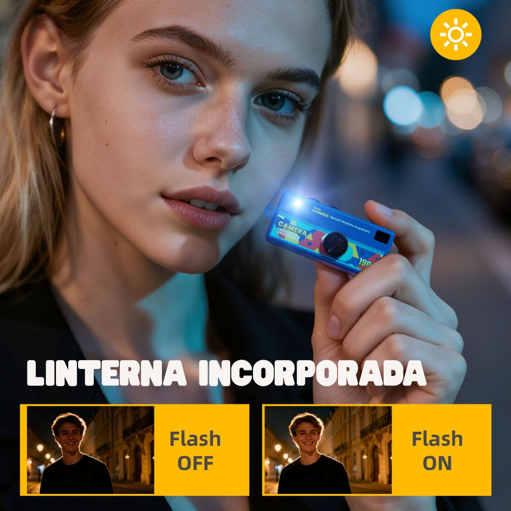 Mini Cámara Digital Portátil Full HD 1080p + MicroSD 32GB-6