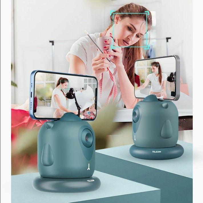 Soporte Smartphone Seguimiento Rostro 360 Rotación - Telesin-2