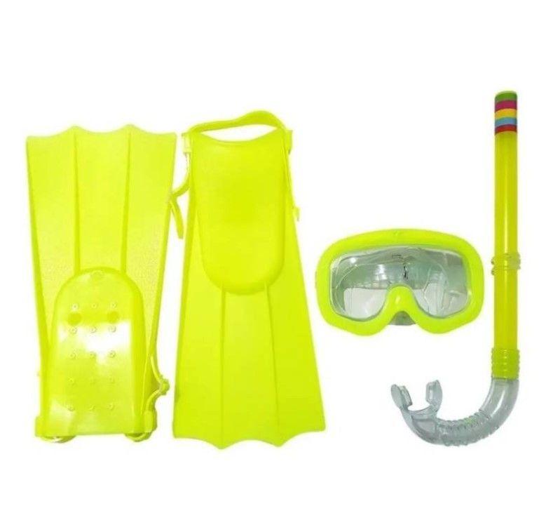 Set de Buceo Snorkel + Tubo Snorkel + Gualetas-0