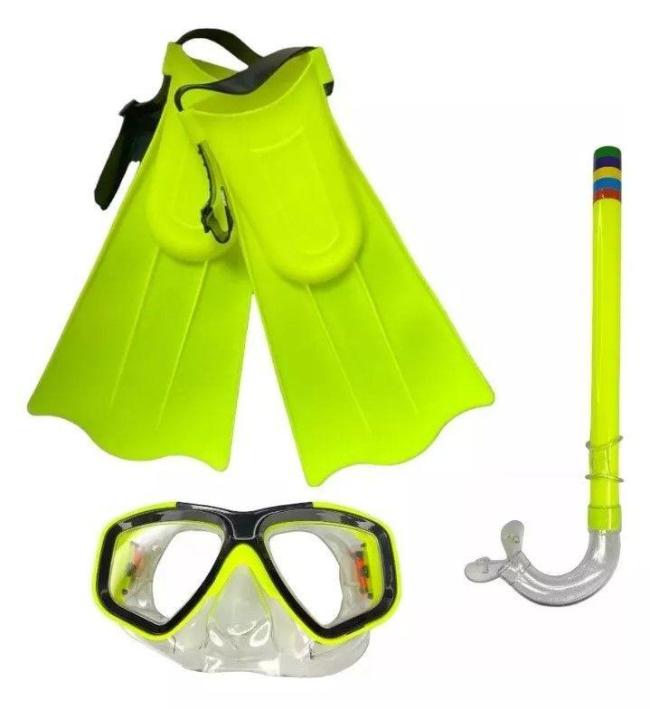 Set de Buceo Snorkel + Tubo Snorkel + Gualetas-1