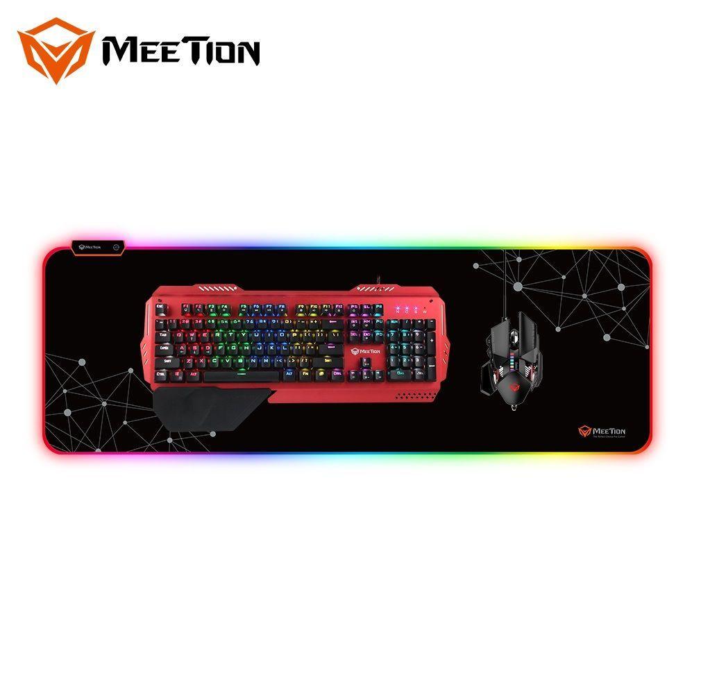 Mouse Pad Gamer RGB Meetion Retroiluminado Alfombrilla-1