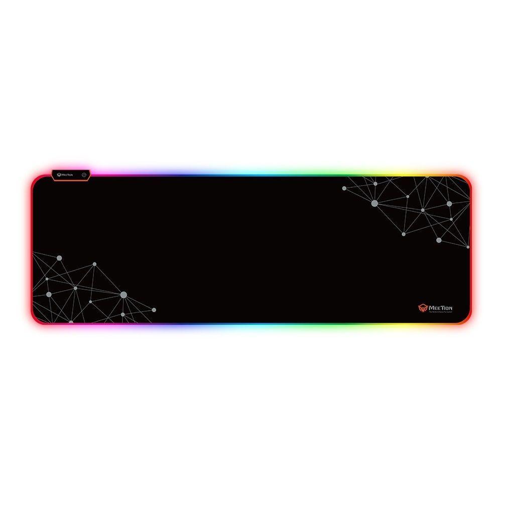Mouse Pad Gamer RGB Meetion Retroiluminado Alfombrilla-0