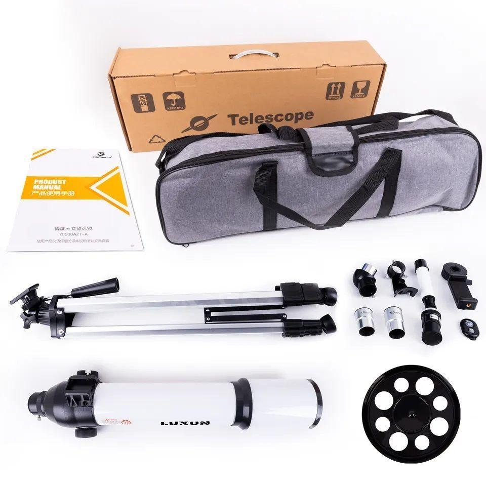 Telescopio Astronómico Refractor Luxun 70500-3
