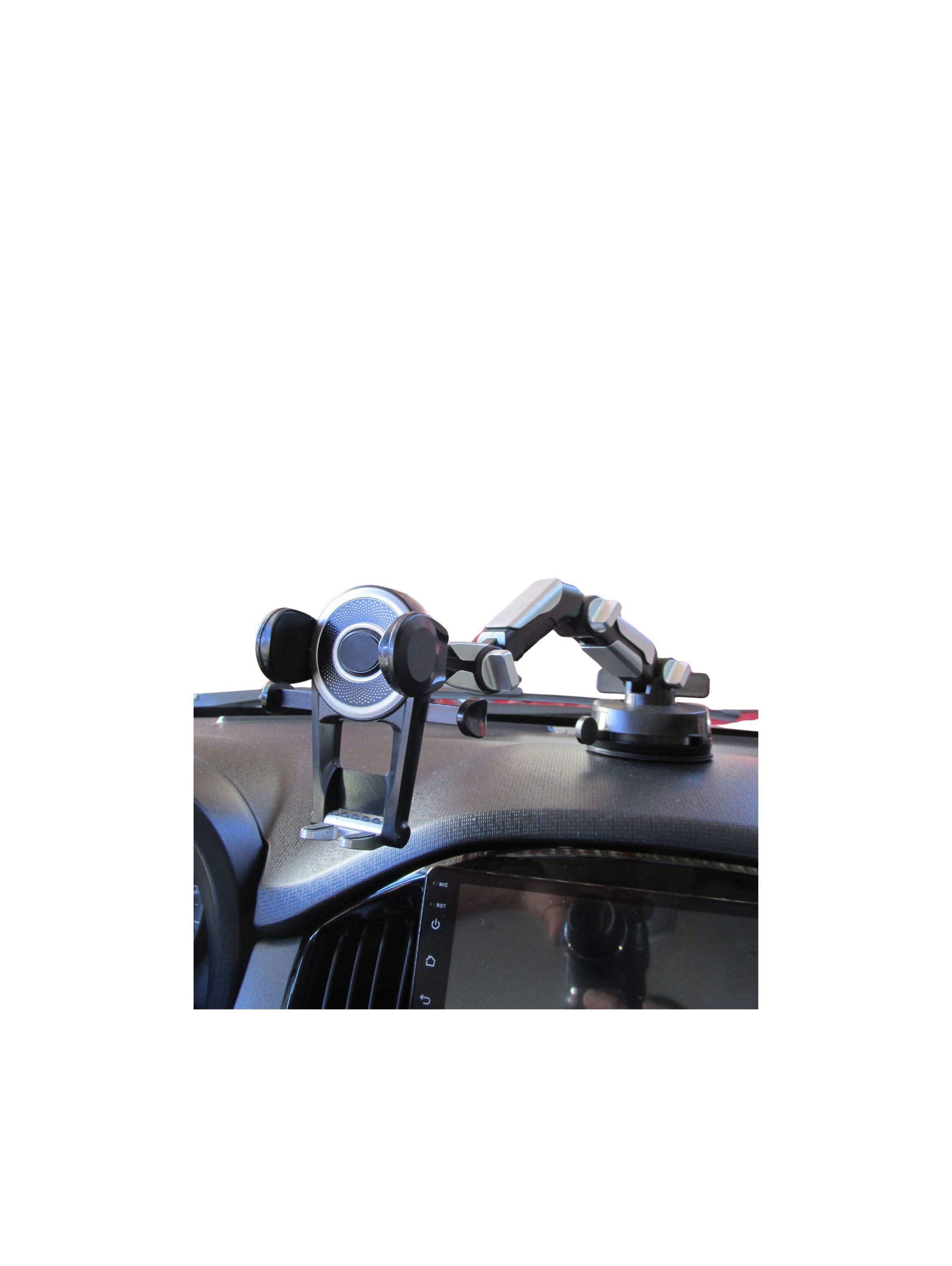 Soporte De Teléfono Celular Para Auto Articulado 360° Tipo Ventosa-3