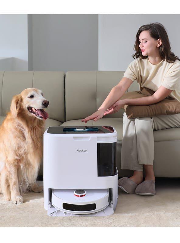 Robot aspiradora Redkey R20 con estación de autolimpieza (open box)-2