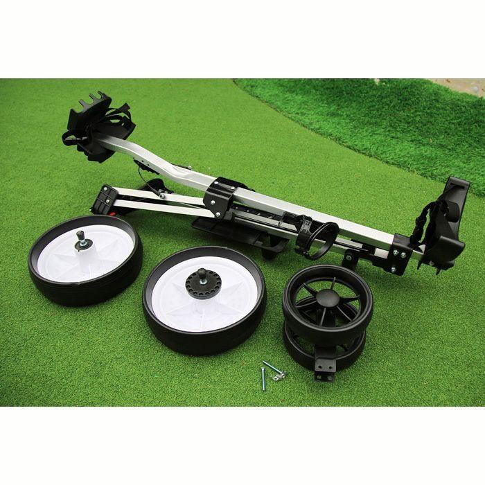 Carro De Golf 4 Ruedas Plegable Carrito Manual y Ligero-5