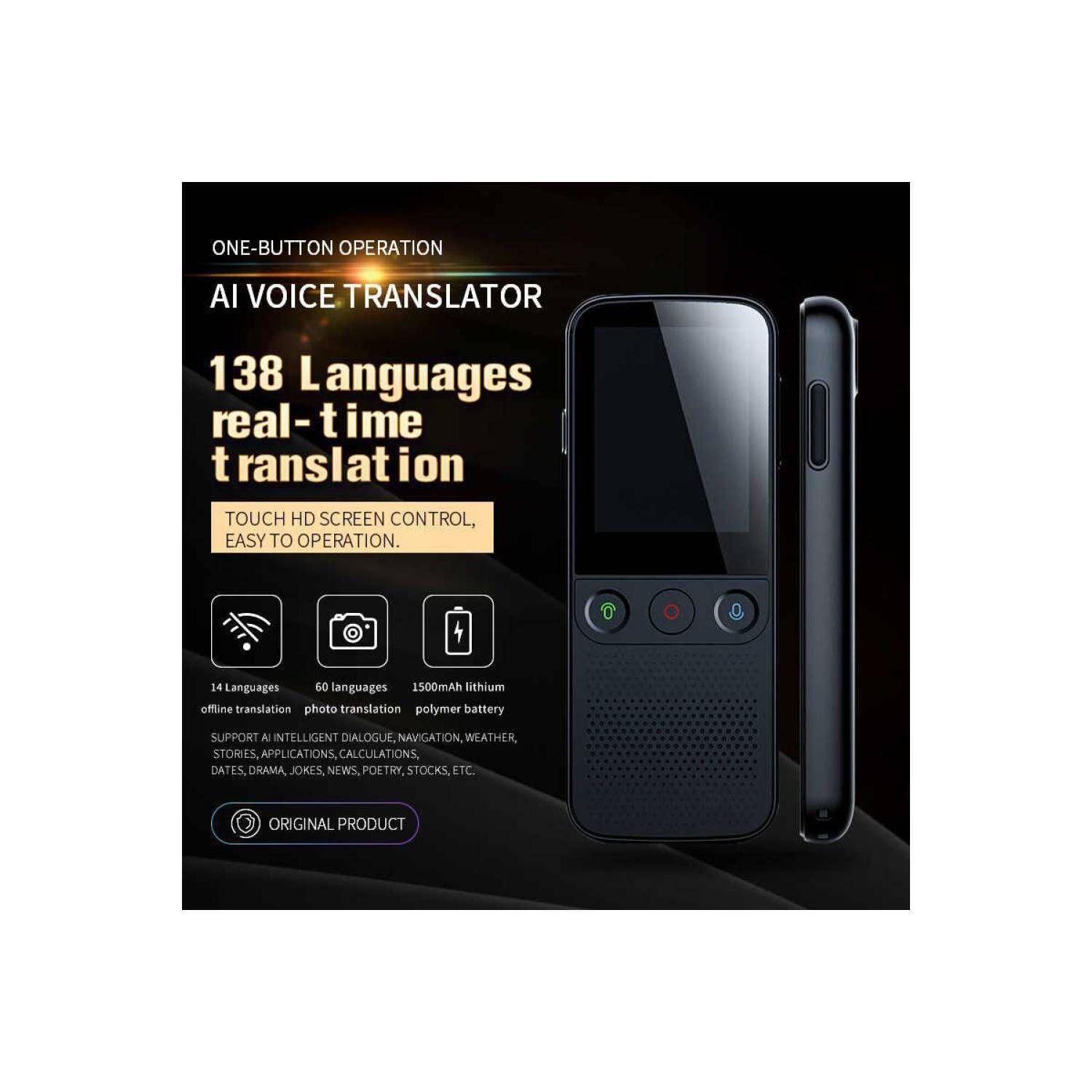 Inteligente Traductor T10 Simultáneo Para 137 Idiomas Tiempo Real V2 (Bluetooth)-4
