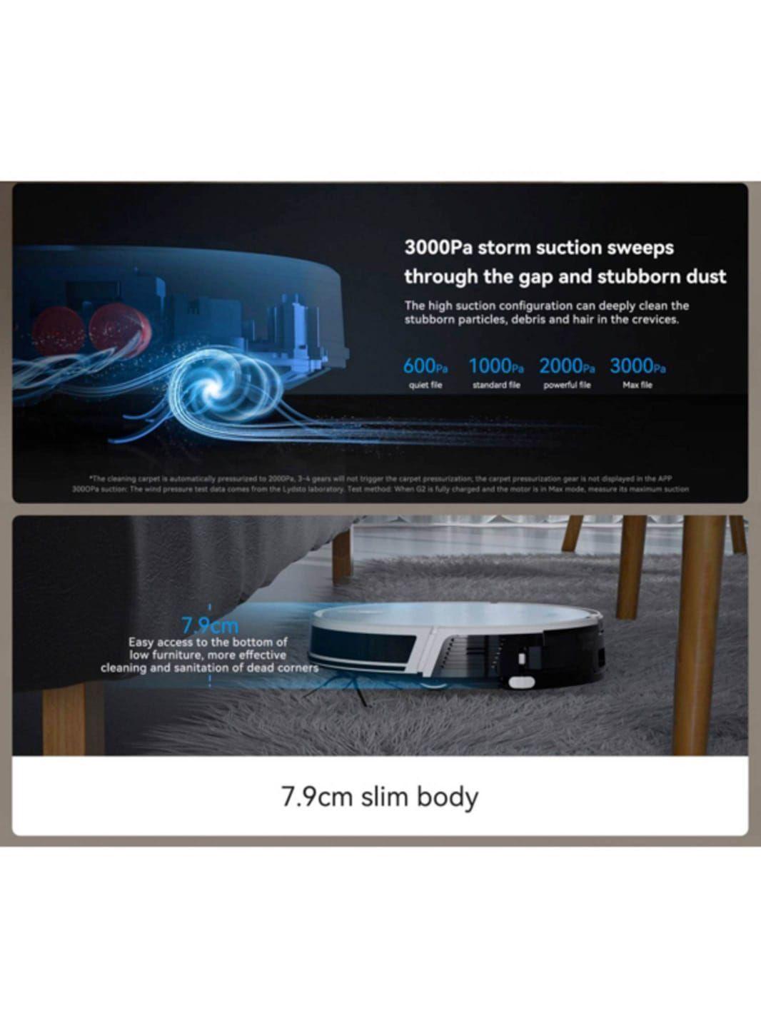 Aspiradora Xiaomi Lydsto G2 Base Inteligente y Mop-2