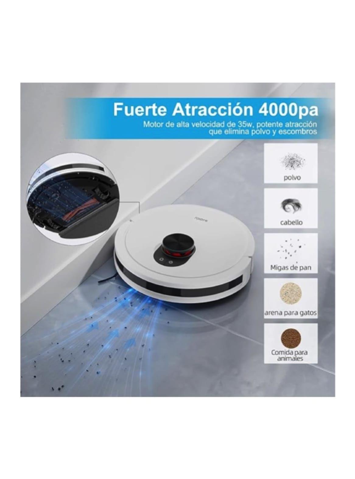 Robot Aspirador Eve CC con función de Limpieza 4000Pa ROIDMI -4
