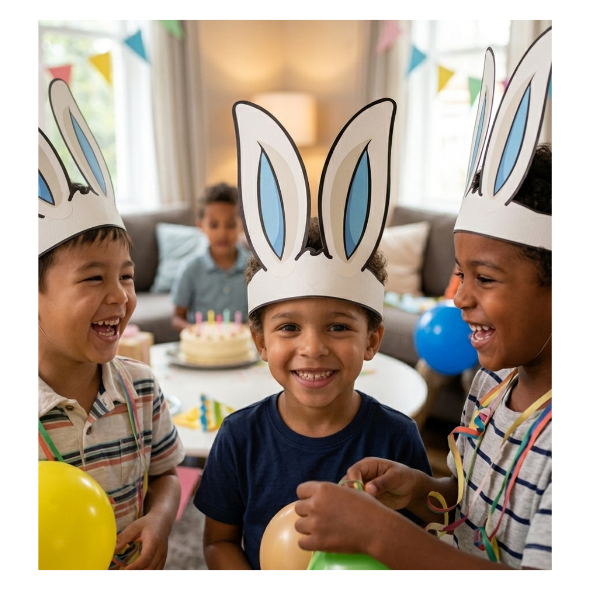Pack 50 Cintillos Orejas De Conejo Pascua Resurrección Cartón-3