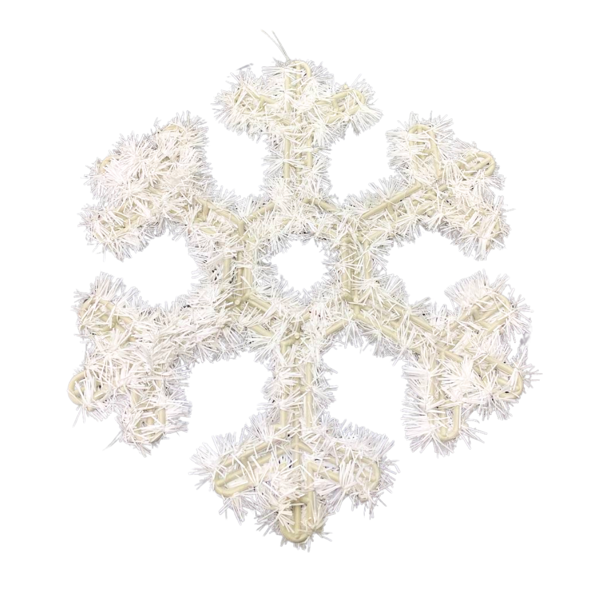 Pack 6 Colgante Copos de Nieve Adorno Para Puerta De Navidad 2025-2