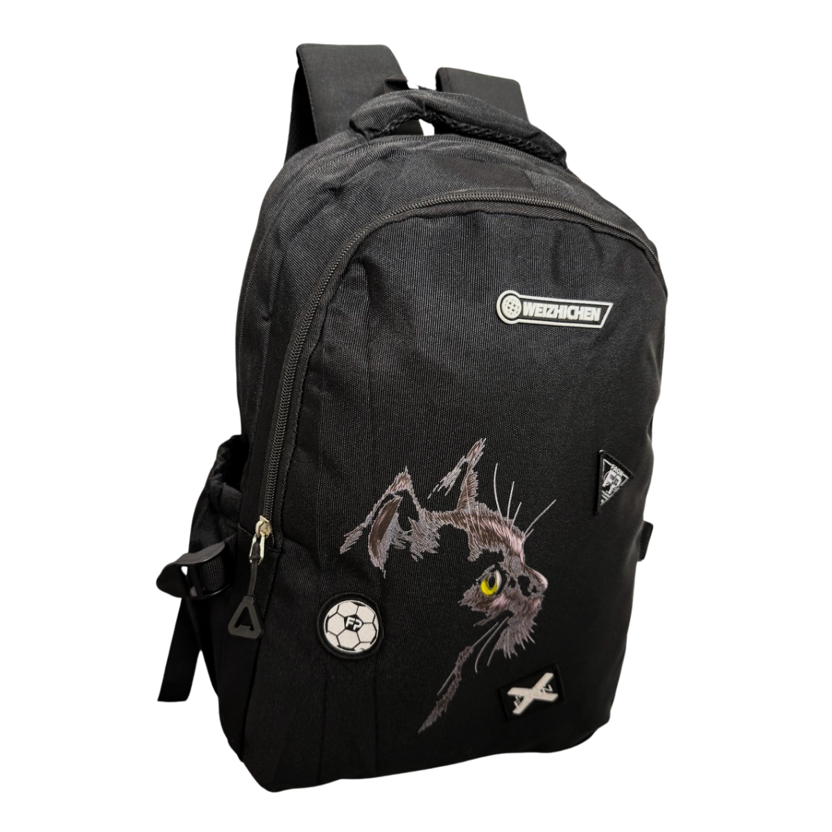 Mochila Bolso Juvenil Estilo Urbano Estampado De Gato 25l-2