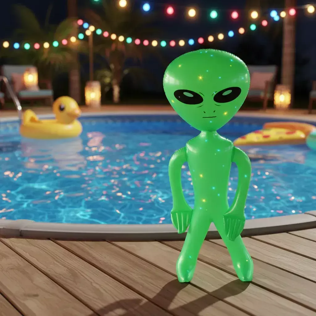 Muñeco Inflable de Marciano Ideal para Eventos y Celebraciones-2