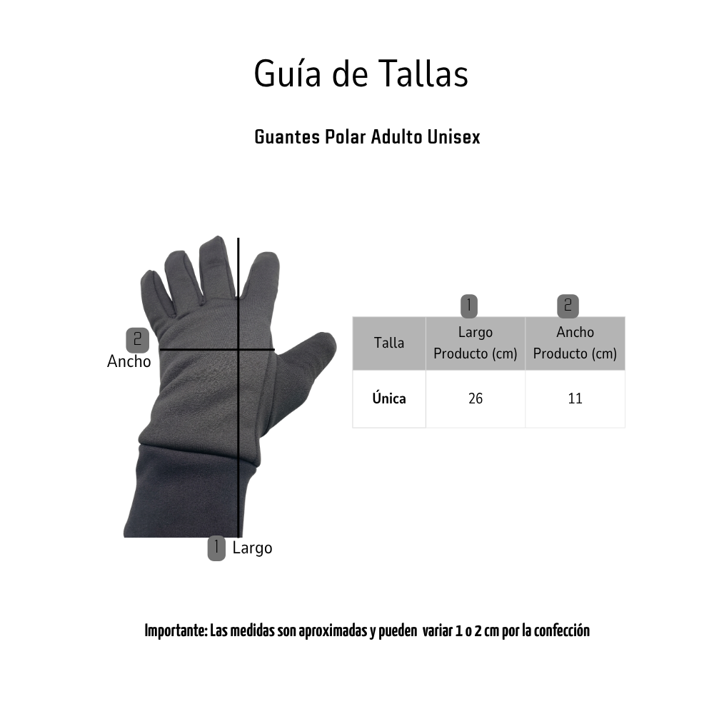 Guantes Térmicos De Polar Con Refuerzo Antideslizante En Palma-5