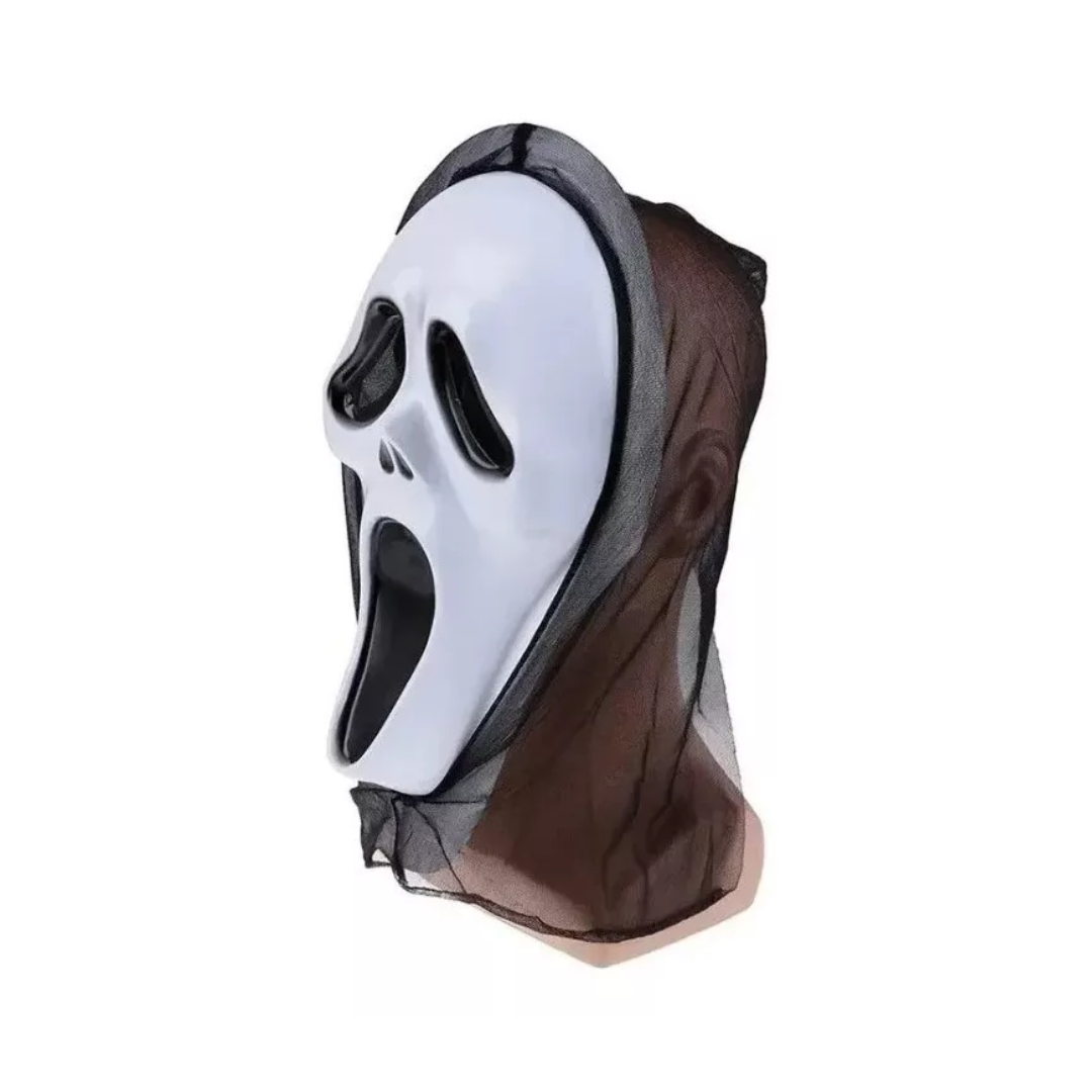 Máscara Scream Con Capucha Halloween Disfraz Cosplay-1