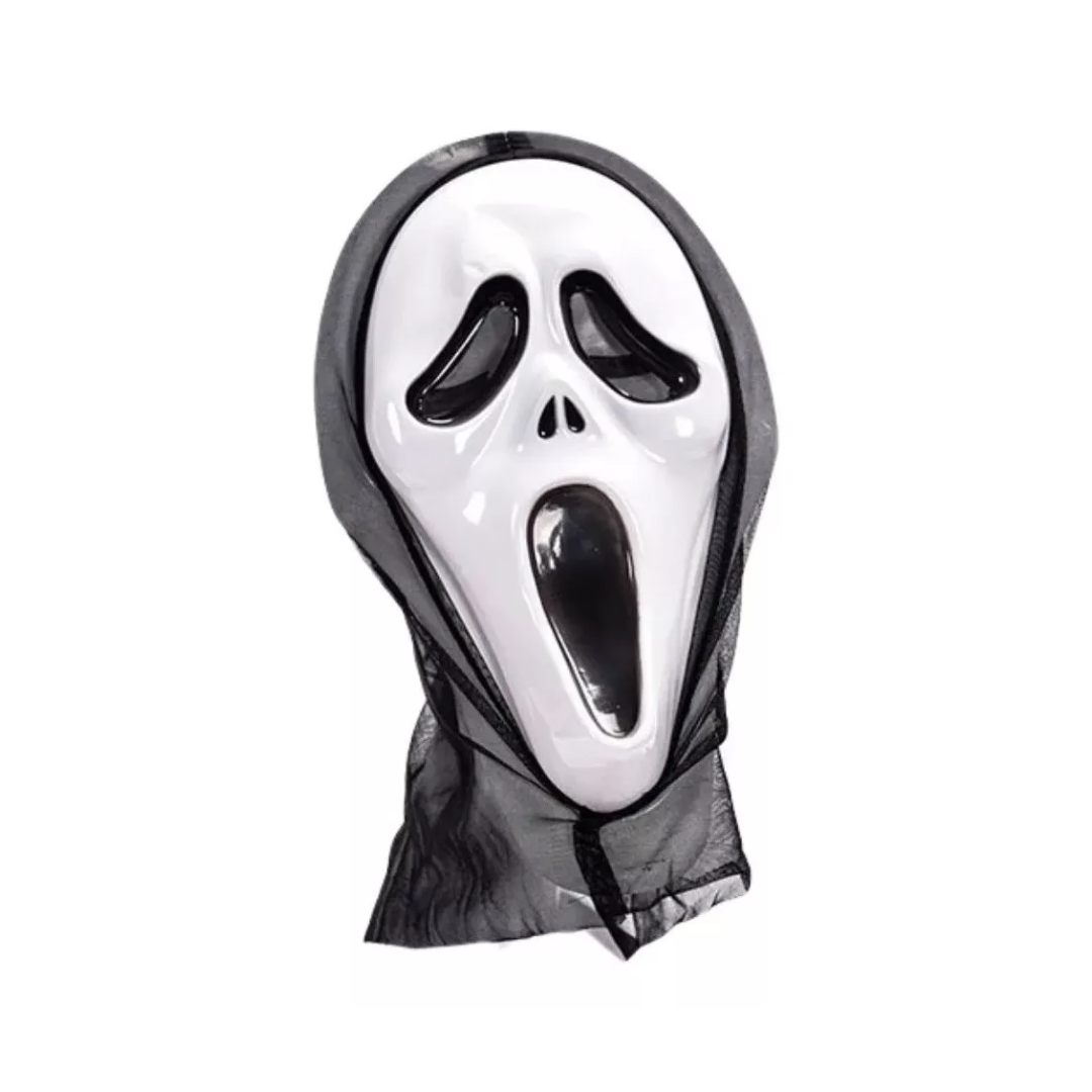 Máscara Scream Con Capucha Halloween Disfraz Cosplay-2