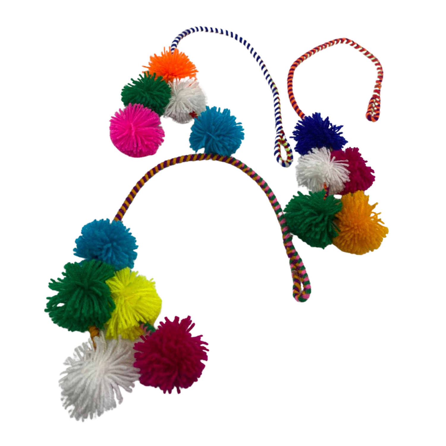 Pack 3 Pom Pom Pompones Baile Nortino Nuevos Baile El Trote-2