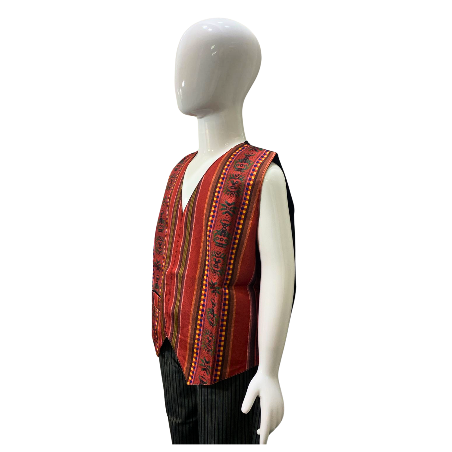 Chaleco Bolero Nortino Colores Para Niños Traje Típico Fiestas Patrias-1