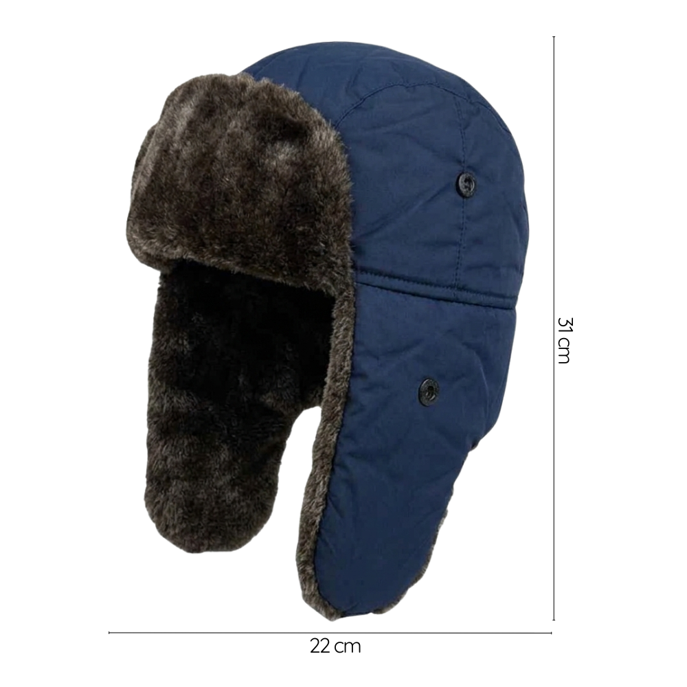 Gorro Ruso Unisex De Lona Parka Calido Termico-3