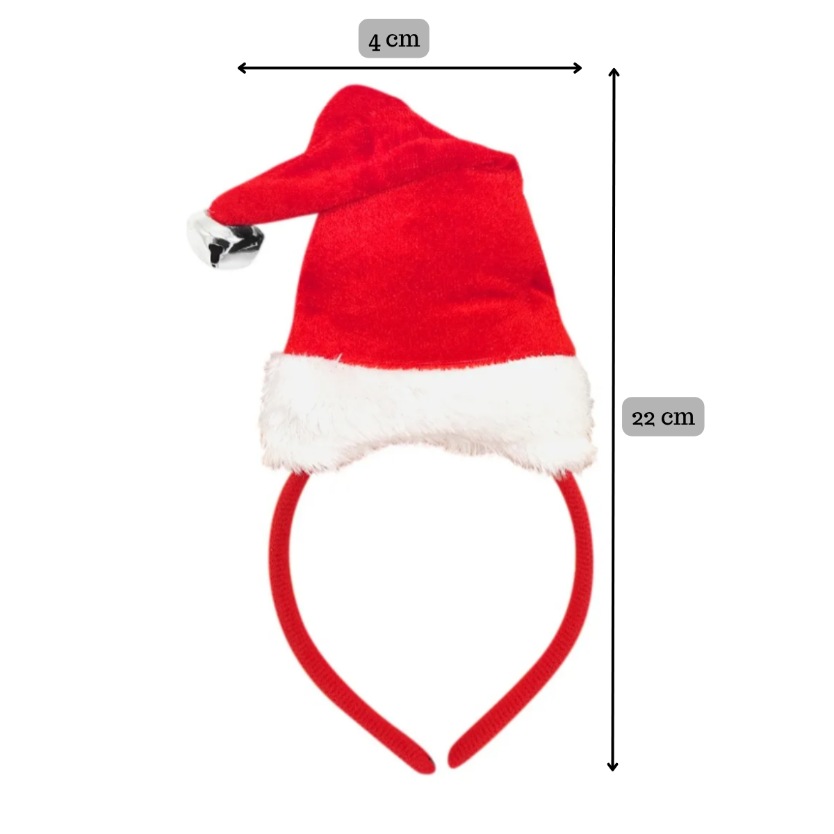 Pack 12 Gorros Cintillos De Viejo Pascuero Navidad 2025-3
