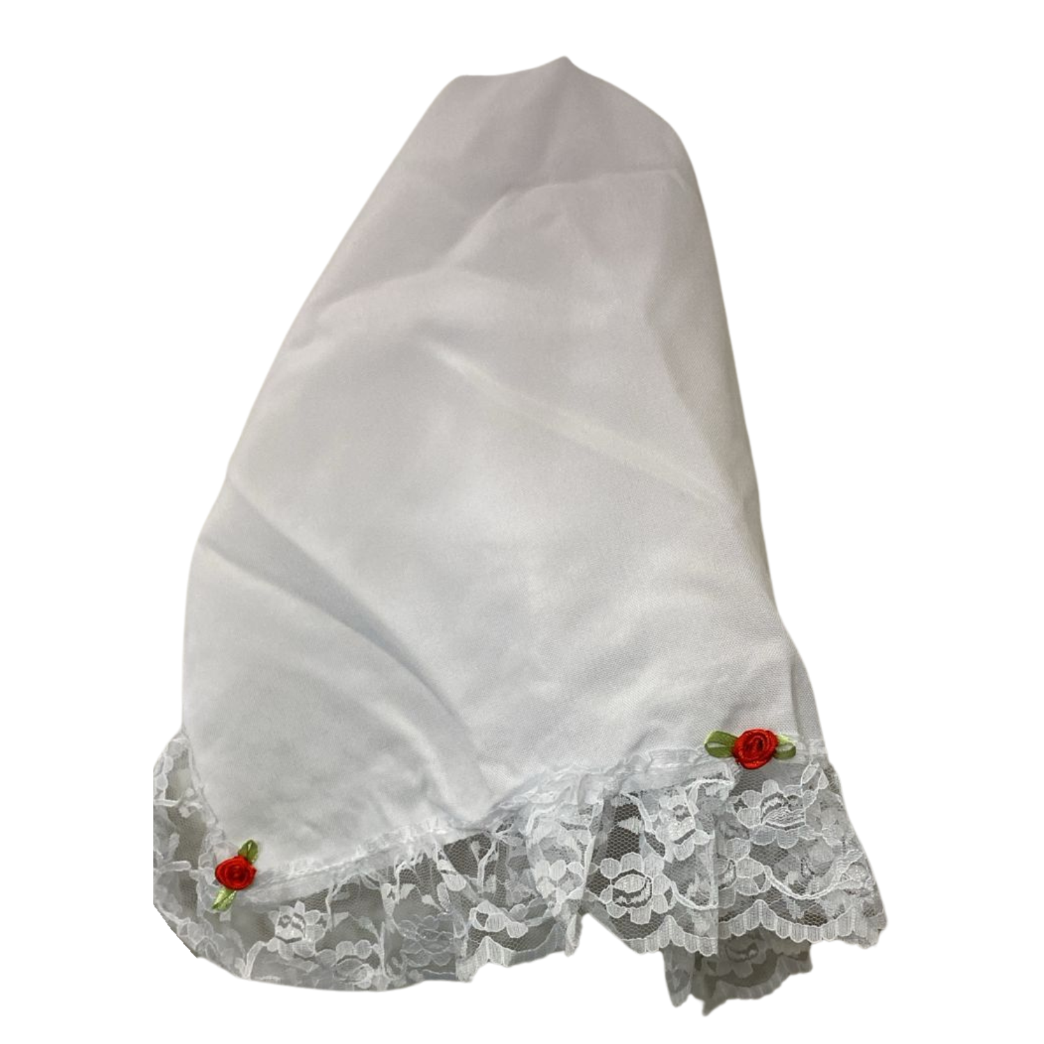 Pañuelo De Cueca Con Velo Blanco Fiestas Patrias-2