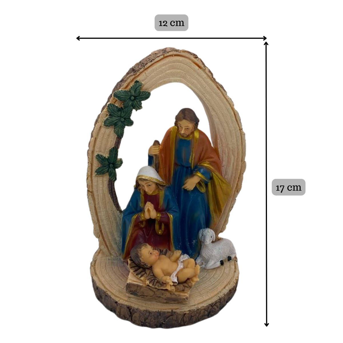 Pesebre Nacimiento Adorno De Navidad Decoración Adorno 17x12 cm Navidad 2025-4