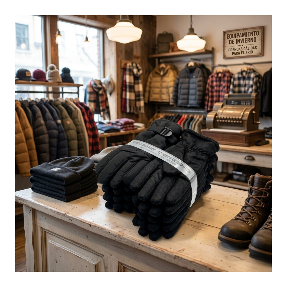 Pack 12 Guantes De Invierno Esquí Montañismo Para La Nieve-7
