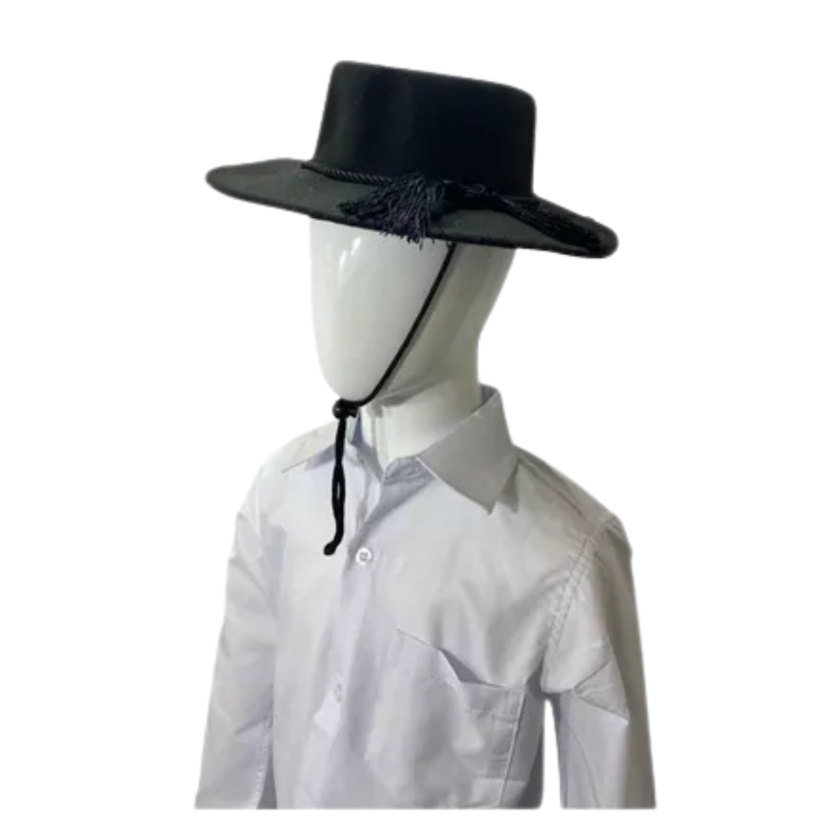 Sombrero Huaso Niño Fiestas Patrias Negro Talla Única-2