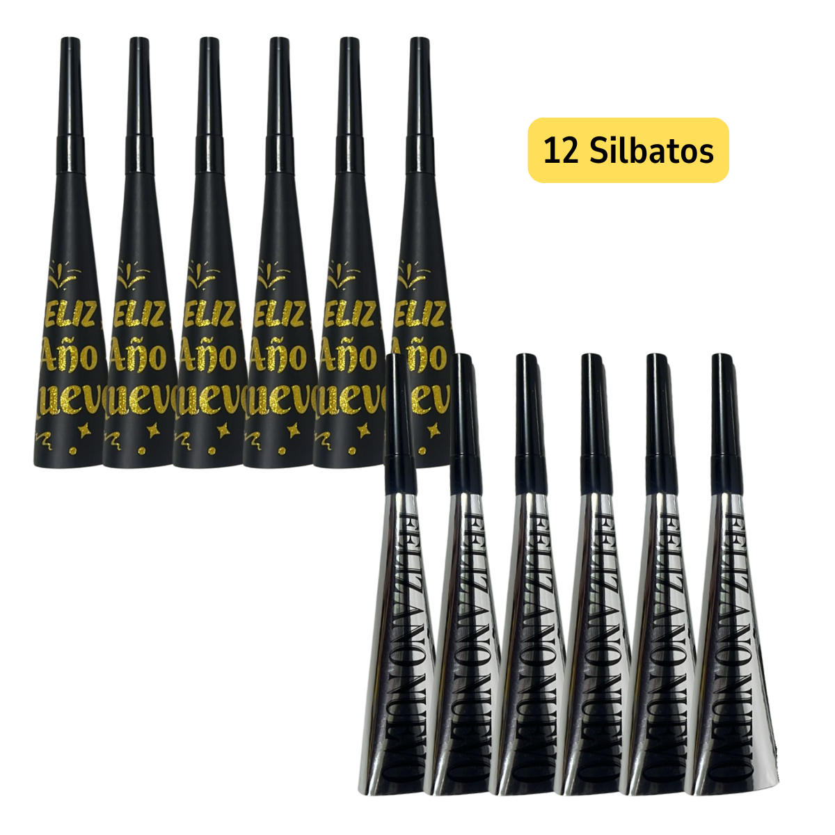 Kit Premium Cotillón Año Nuevo Con Globos 36 Piezas-2