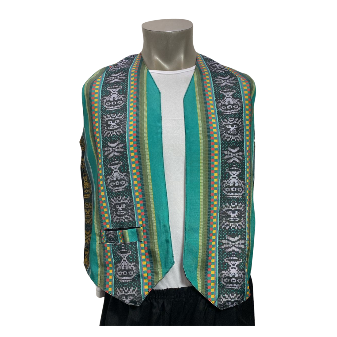 Chaleco Bolero Nortino Colores Juvenil Traje Típico Fiestas Patrias-0