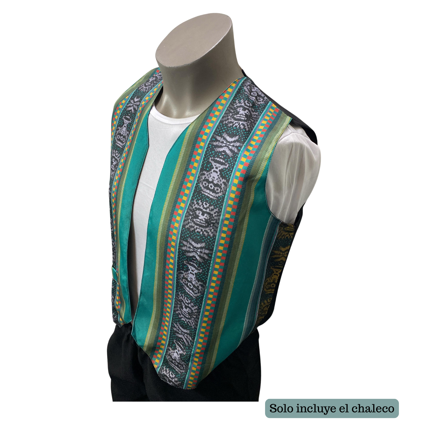 Chaleco Bolero Nortino Colores Juvenil Traje Típico Fiestas Patrias-2