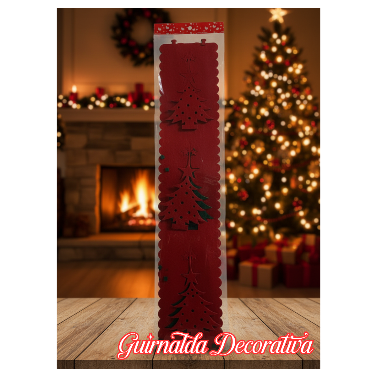 Decoración De Guirnalda Navideña Árbol Diseños Navidad 2025-3