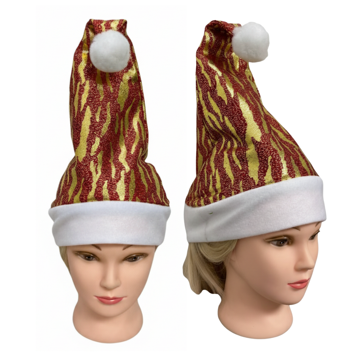 Pack 3 Gorros Viejo Pascuero Premium Navidad Festividad Diseños Varios-1