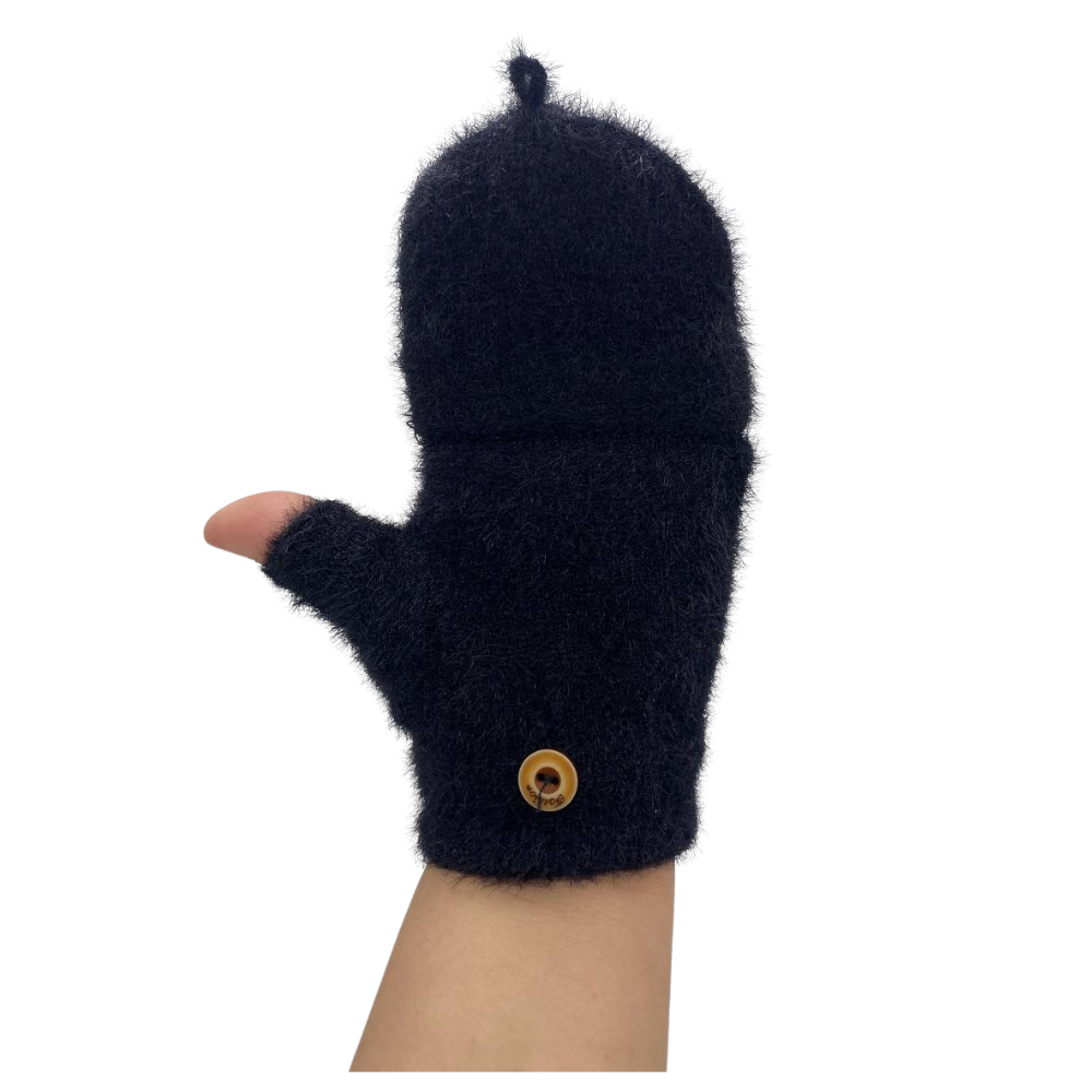Guantes Híbridos Invierno Térmico Con Botón Sujeción-2