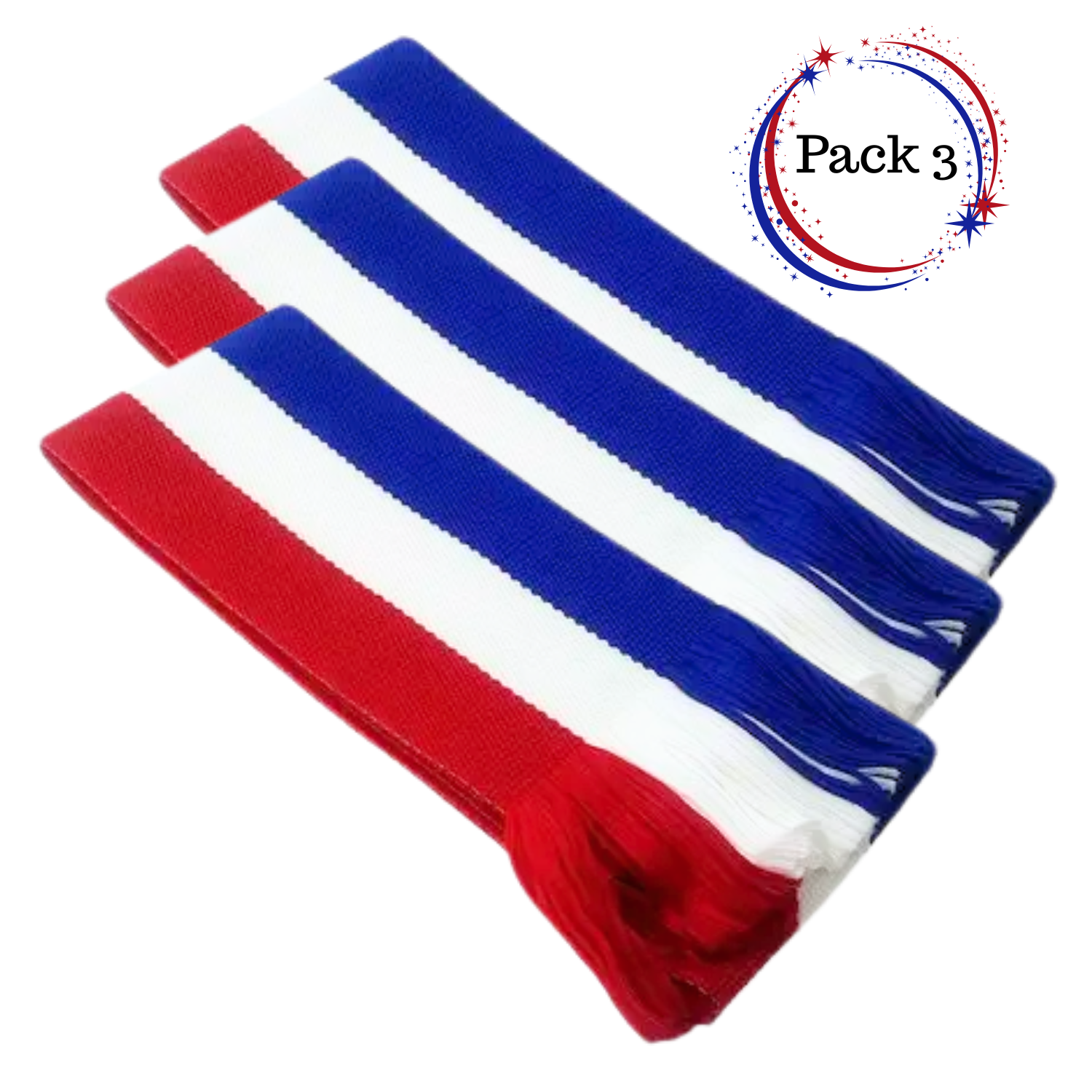 Pack 3 Fajas Tricolor Para Huaso Bailes Típicos Infantil-1