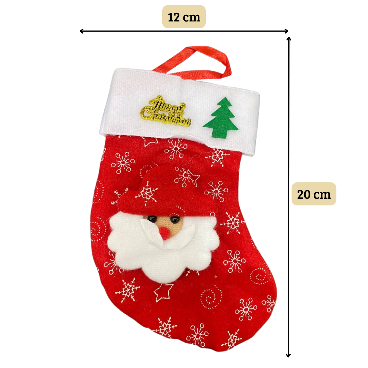 Pack 12 Botas Calcetin Dulcera Diseños Surtidos Navidad 2025-5