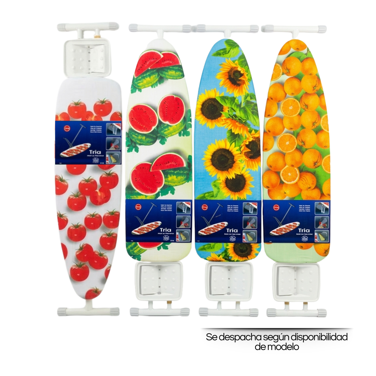 Tabla de Planchar Reforzada Ajustable y Plegable 110x90 cm - Diseños Surtidos-1