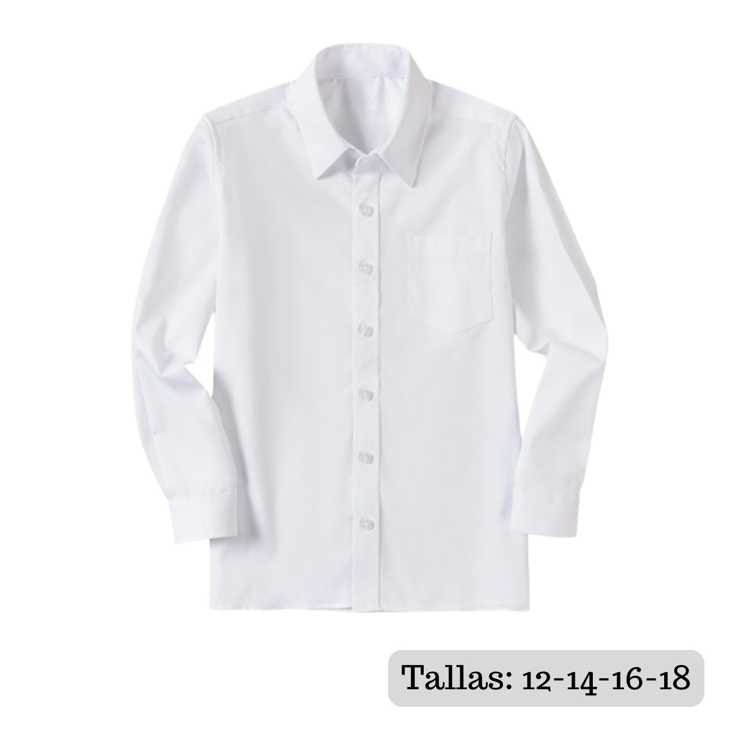 Camisa Blanca Niño Juvenil Para Atuendos Típicos De Fiestas Patrias-2