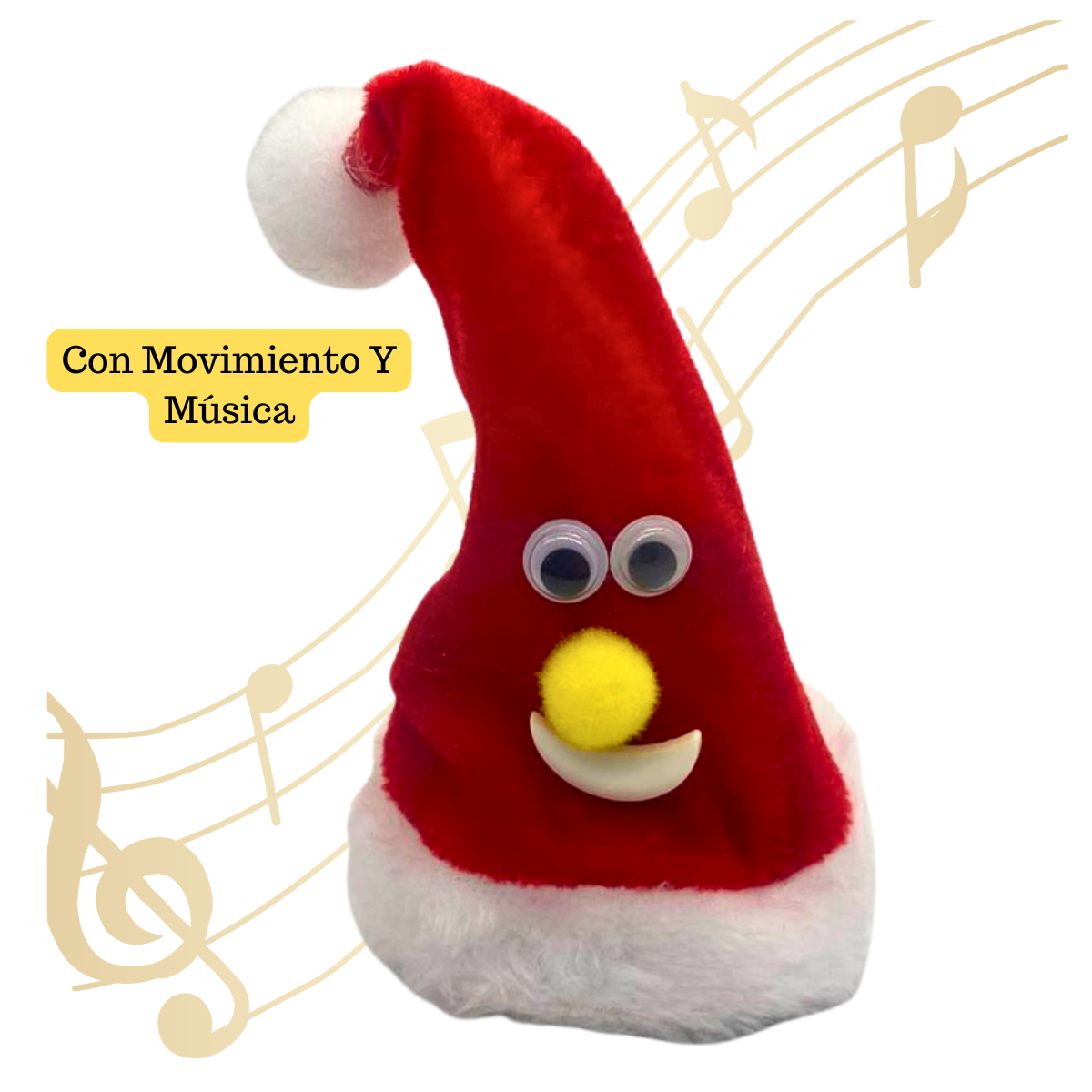 Mini Adorno Navidad Bailarín Con Movimiento Y Música Navidad 2025-3