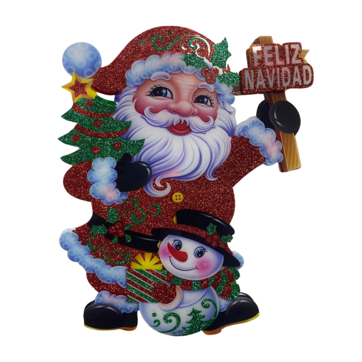 Adorno Navideño Con Luces Decorativos Modelos Surtidos Navidad 2025-3