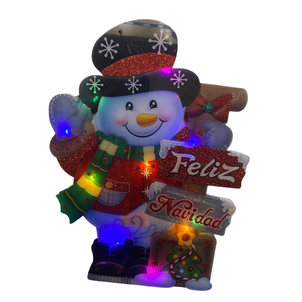 Adorno Navideño Con Luces Decorativos Modelos Surtidos Navidad 2025-6