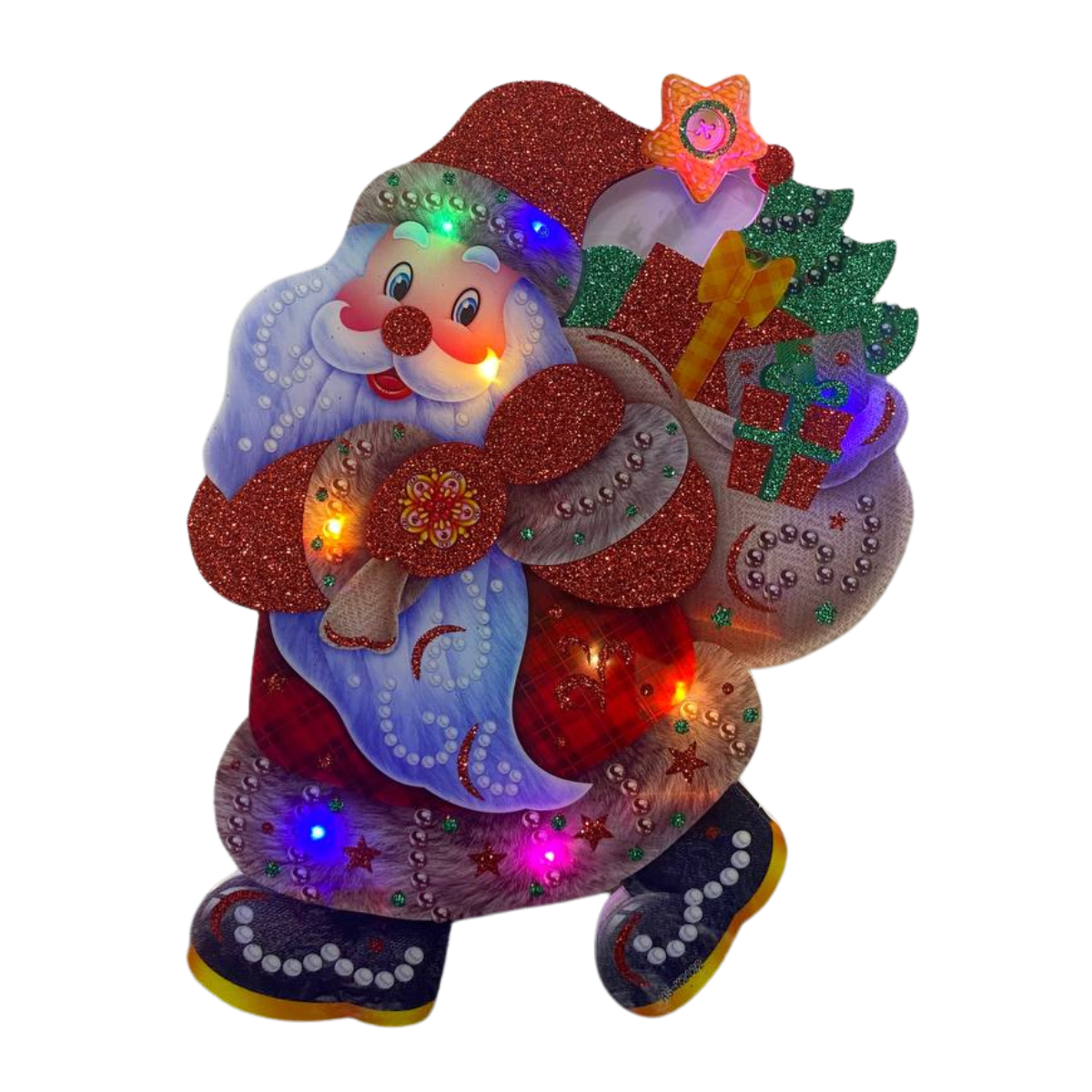 Adorno Navideño Con Luces Decorativos Modelos Surtidos Navidad 2025-7