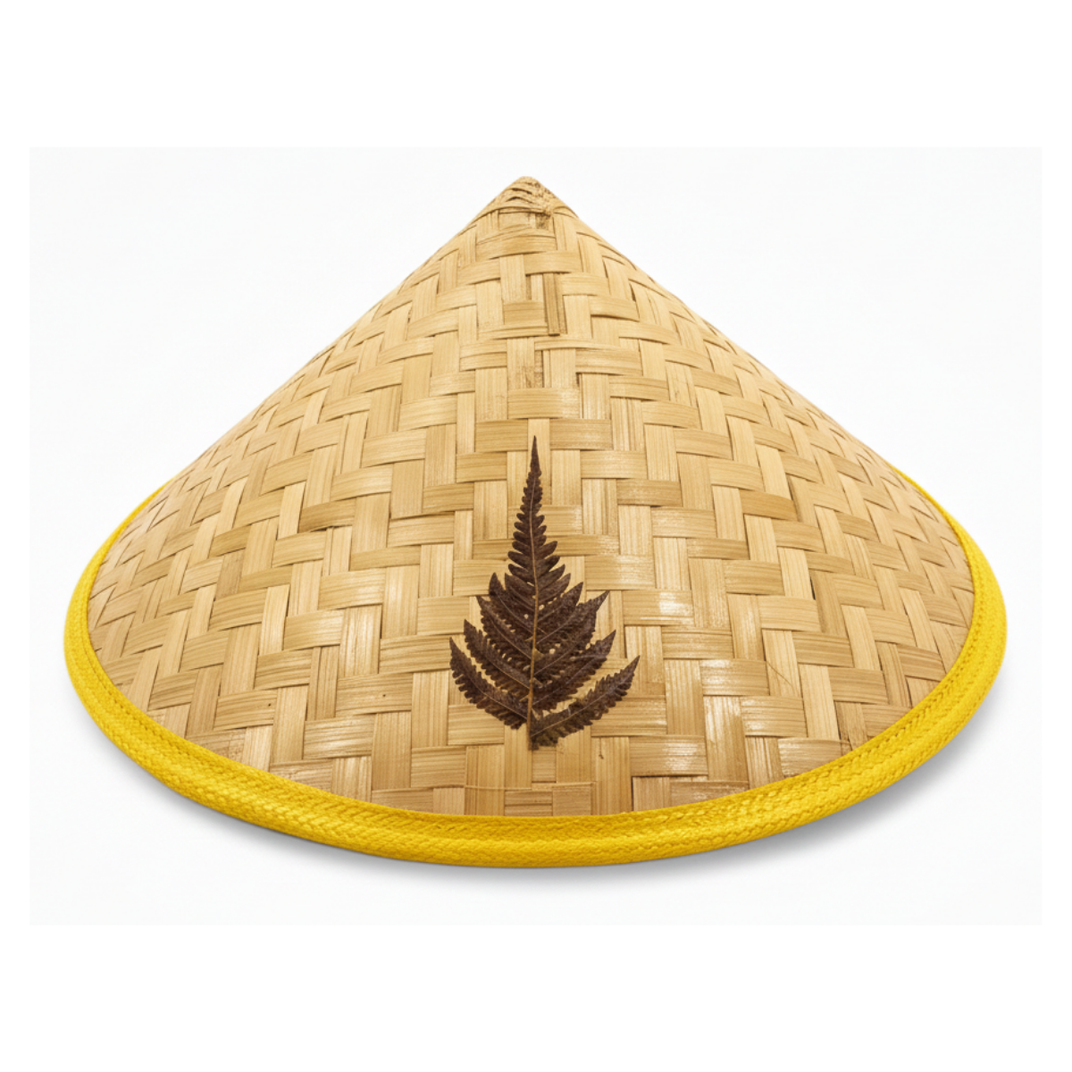 Sombrero Gorro Tradicional, Bambú Chino Marrón Claro Talla Única-2